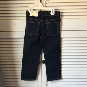 NEW BABY GAP Boys Straight Leg Dark Wash Jeans